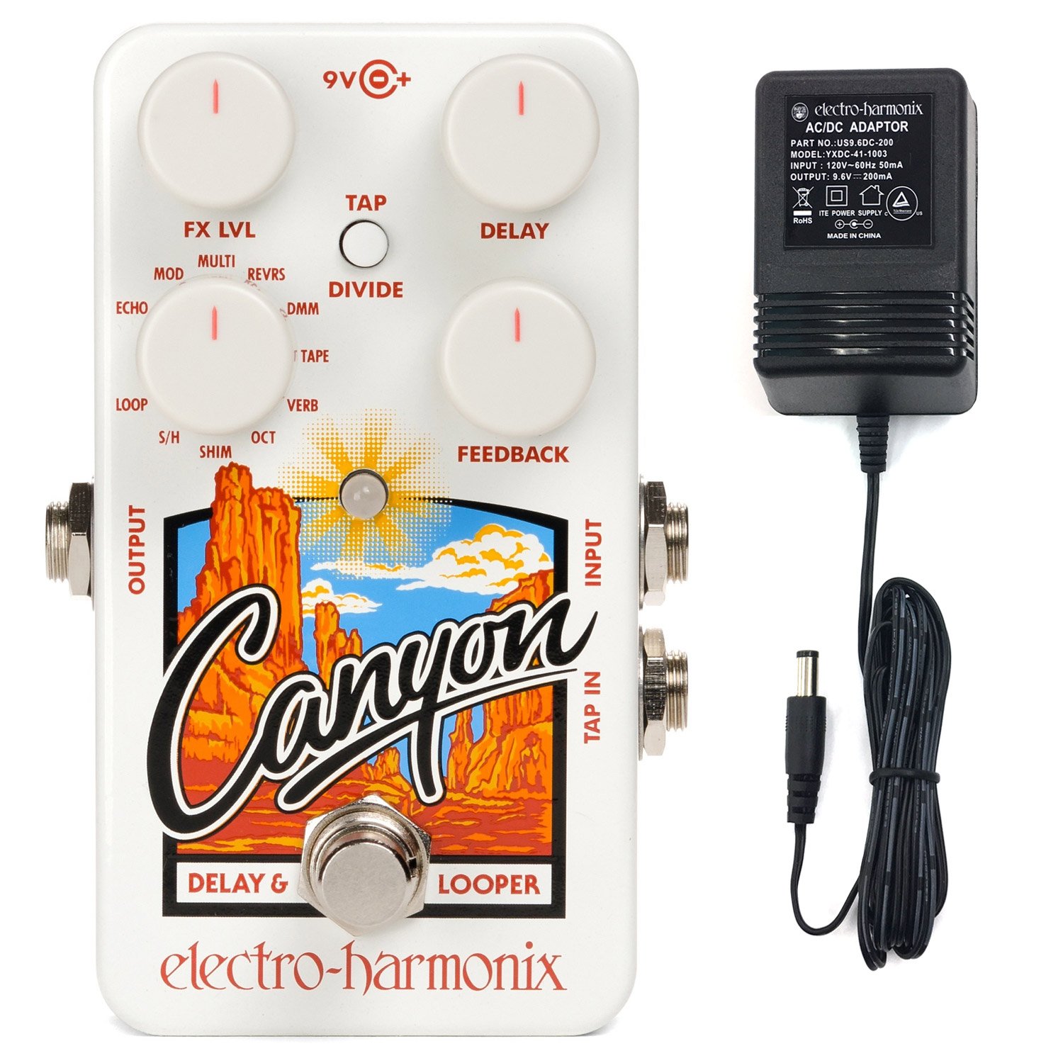 ギター electro-harmonix Canyon Delay & Looper Electro-Harmonix Canyon Delay and Looper Pedal | Sweetwater